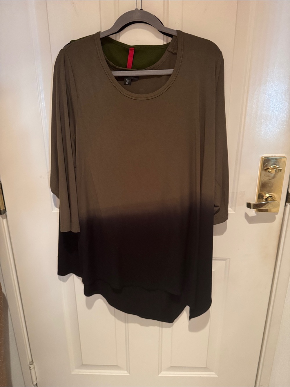 next Olive to Black Ombre Long Sleeve Tunic